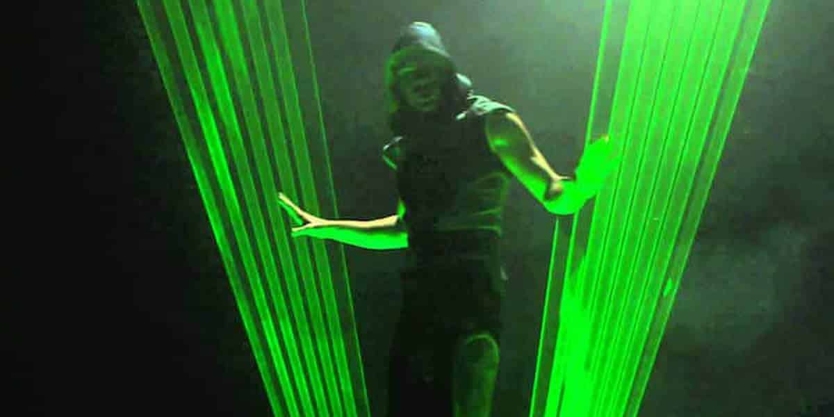 Show événementiel Human Laser