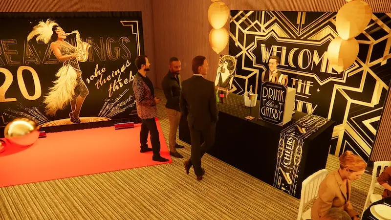 Gatsby pour votre soirée d’entreprise - Open ba