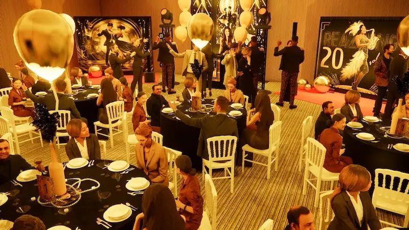 Gatsby pour votre soirée d’entreprise - Diner assis