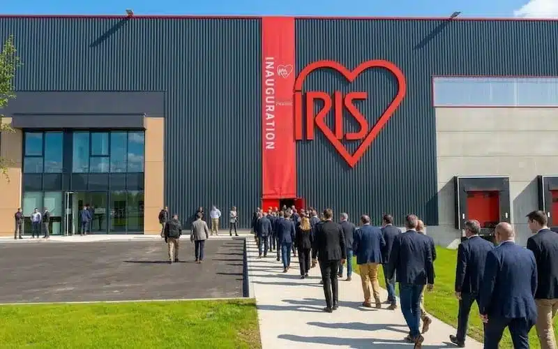 agence événementielle bordeaux - inauguration d'usine avec l'arrivée des participants