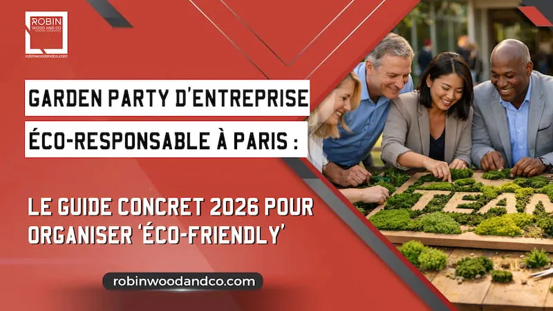 Garden Party D’entreprise éco-responsable à Paris : Le Guide Concret 2026